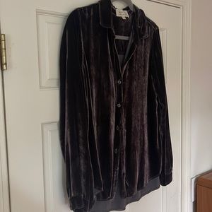 Cloth & Stone Velour Long Sleeve